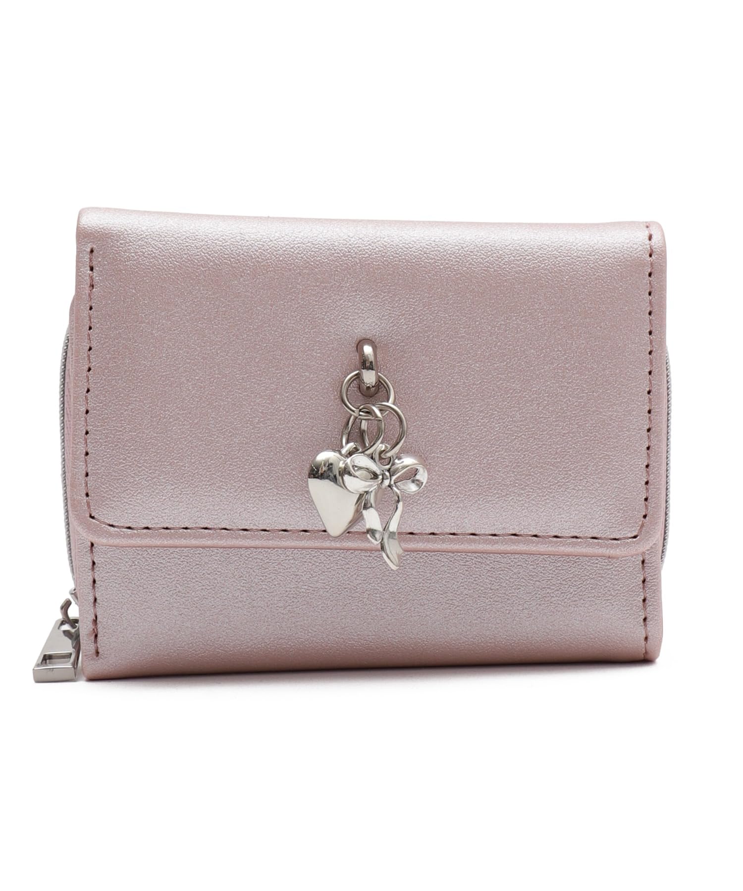 

WEGO Double Charm Korean Cute Pink Wallet, Style, Gift, Women s, F/L