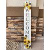 Sunflower Porch Sign | Welcome Porch Sign | Porch Leaner | Porch Decor | Floral Sign | Outdoor Porch Signs | Spring Porch Sign | Sign Decor Wooden