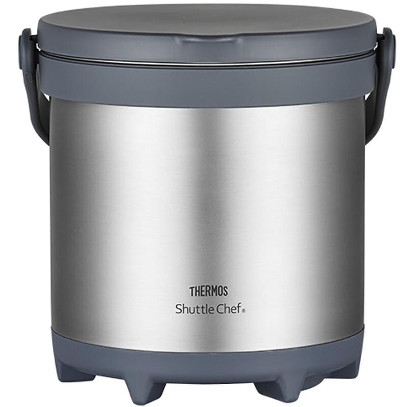 Thermos Термоизолированная кастрюля для тушения из нержавеющей стали 304, 4,5 л, TCRA-4500