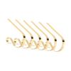 6x Christmas Stocking Holders Anti Slip Iron Christmas Decoration Mantel Stocking Hooks for Staircases Party Shelf Festival Desk