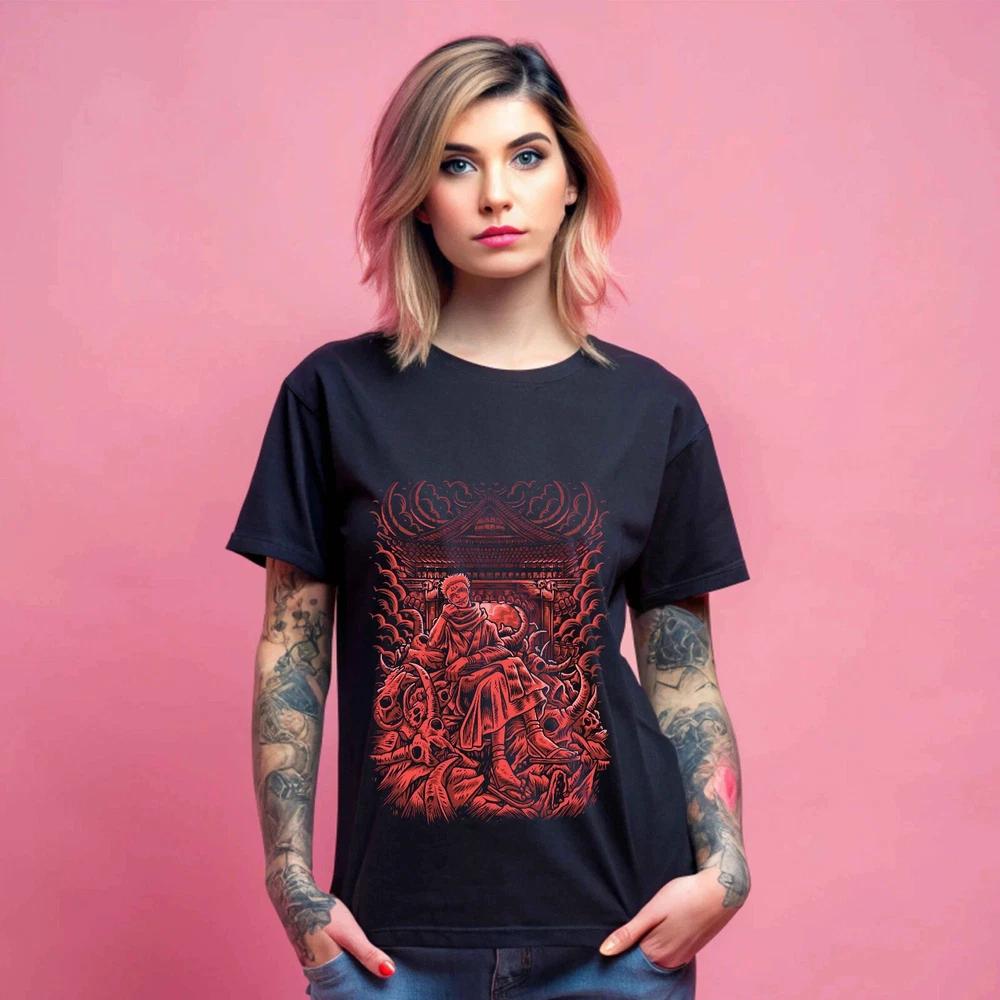 Anime RyoUnisex Sukuna Jujustu Kaisen JJK Jujutsu Kaisen Black T Shirt S