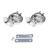 2Pcs 12V Car Snail Air Electric Waterproof Horn Driving Durable Enhance Safety Automotive