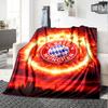 1pc Bayern Munich Blanket, Gift, for Men and Women, Soft Blanket, Good for Sofa Bed Couch Travel, Lightweight Flannel Blanket