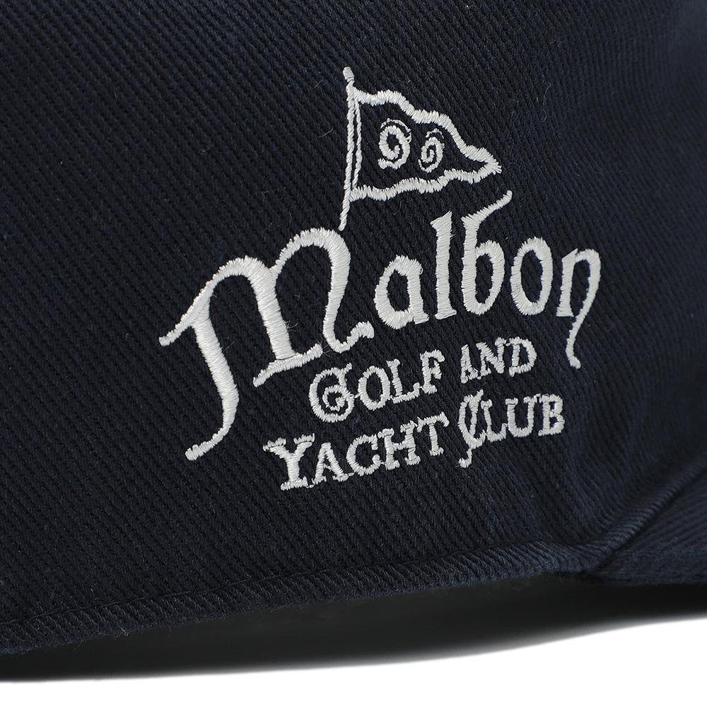 MALBON GOLF Malbon Pillbox Ball Cap Navy