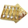 Hi 4 Pcs / Set of Stainless Steel Christmas Style Comfortable Kitchen Coffee Spoon