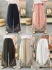 Spring 2026 Retro Linen Straight-Leg Pants - Elastic Waist, Artistic, Versatile & Comfortable Casual Long Pants