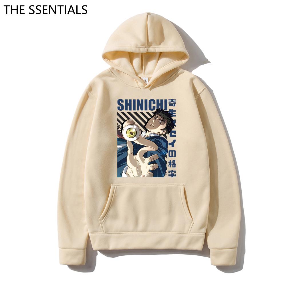 

Толстовка с капюшоном Parasyte The Maxim унисекс Harajuku Kiseijuu Sei No Kakuritsu, осенне-зимняя толстовка, популярная толстовка с капюшоном в стиле аниме Unisexga Shinichi