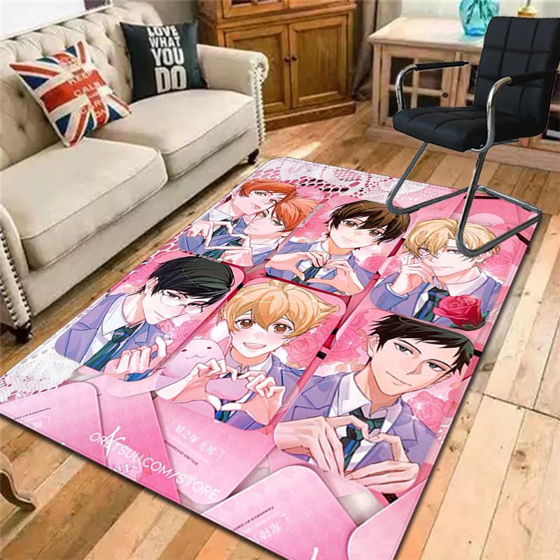 Ouran High School Host Club Rug Floor Mat for Living Room or Bedroom Soft and Comfortable Carpet a Gift for Birthday and Holiday.DFF0925519