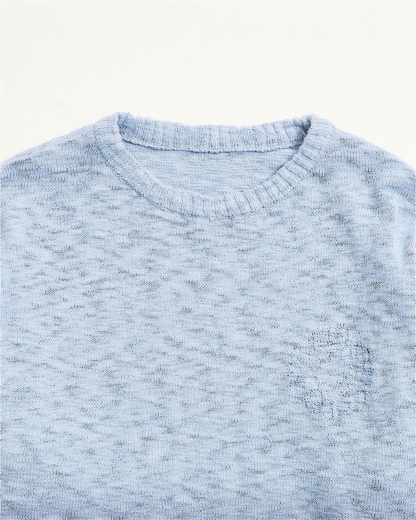 999Hyumeoniti Sunfade Knit Crew Neck (Blue)