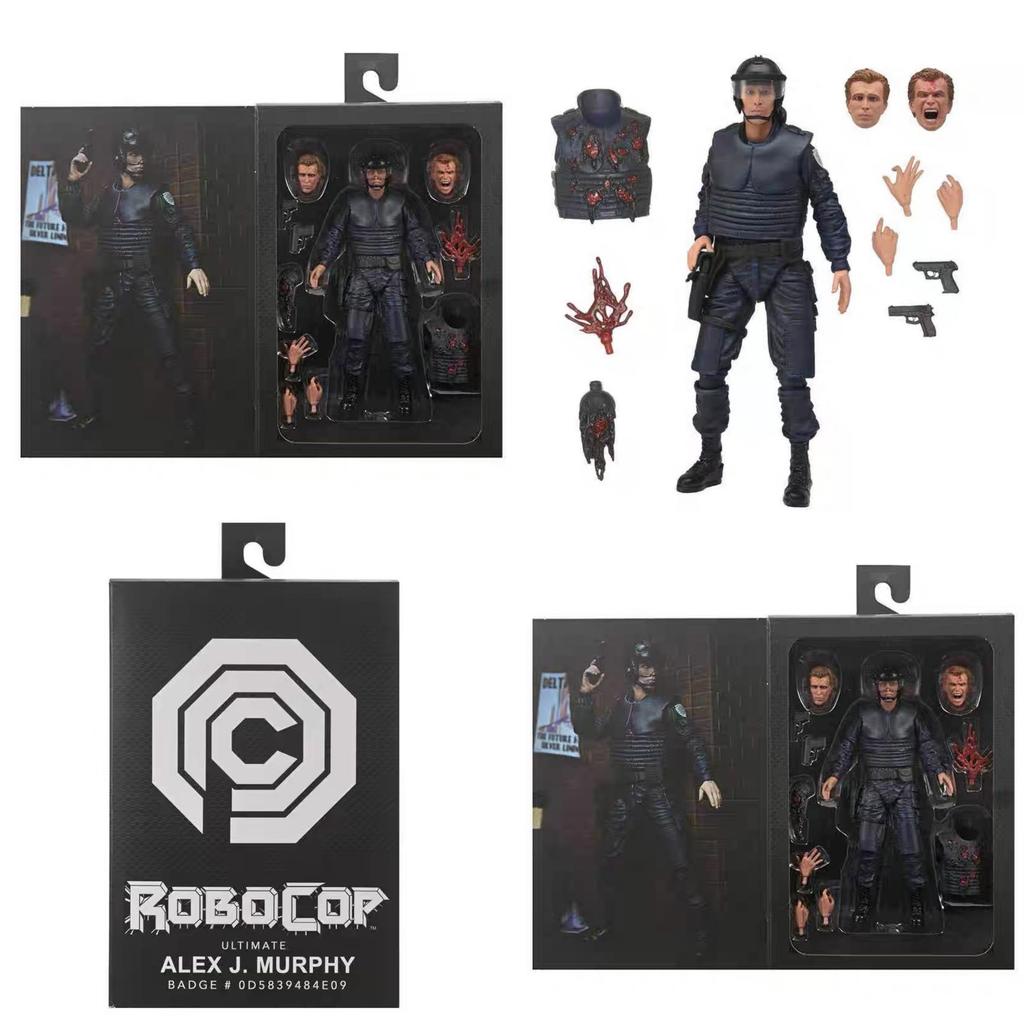 Robocop 7in Pvc Action Figure With Articulated Joints For Collectors And Play