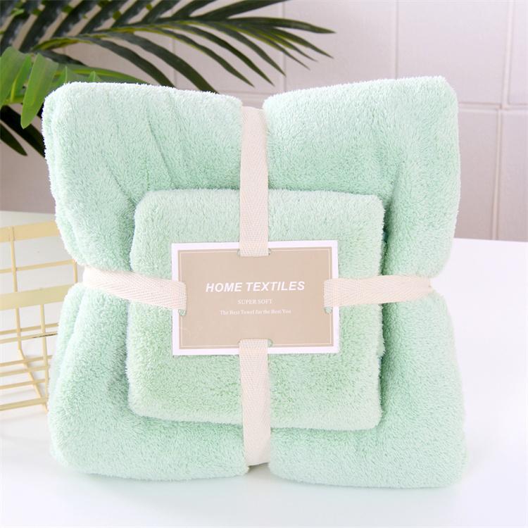 Factory Good PriceCoral Fleece Wash Cloth Soft Absorbent Microfiber Towel Set Hebei Origin Towel Set