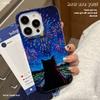 High End Brilliant Fireworks Glitter Powder Mobile Phone Case Suitable for IPhone16promax New Apple 15 Protective Case
