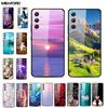 Tempered Glass Cases For Samsung M35 5G Case GalaxyM35 Painted Hard Back Fundas for Samsung Galaxy M35 5G Back Cover Protection