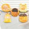 Medium Cat Snack Cookie Resin Accessories: Cream Glue DIY Clips, Hair Ties, Shoe Buckles, Water Cup Materials.