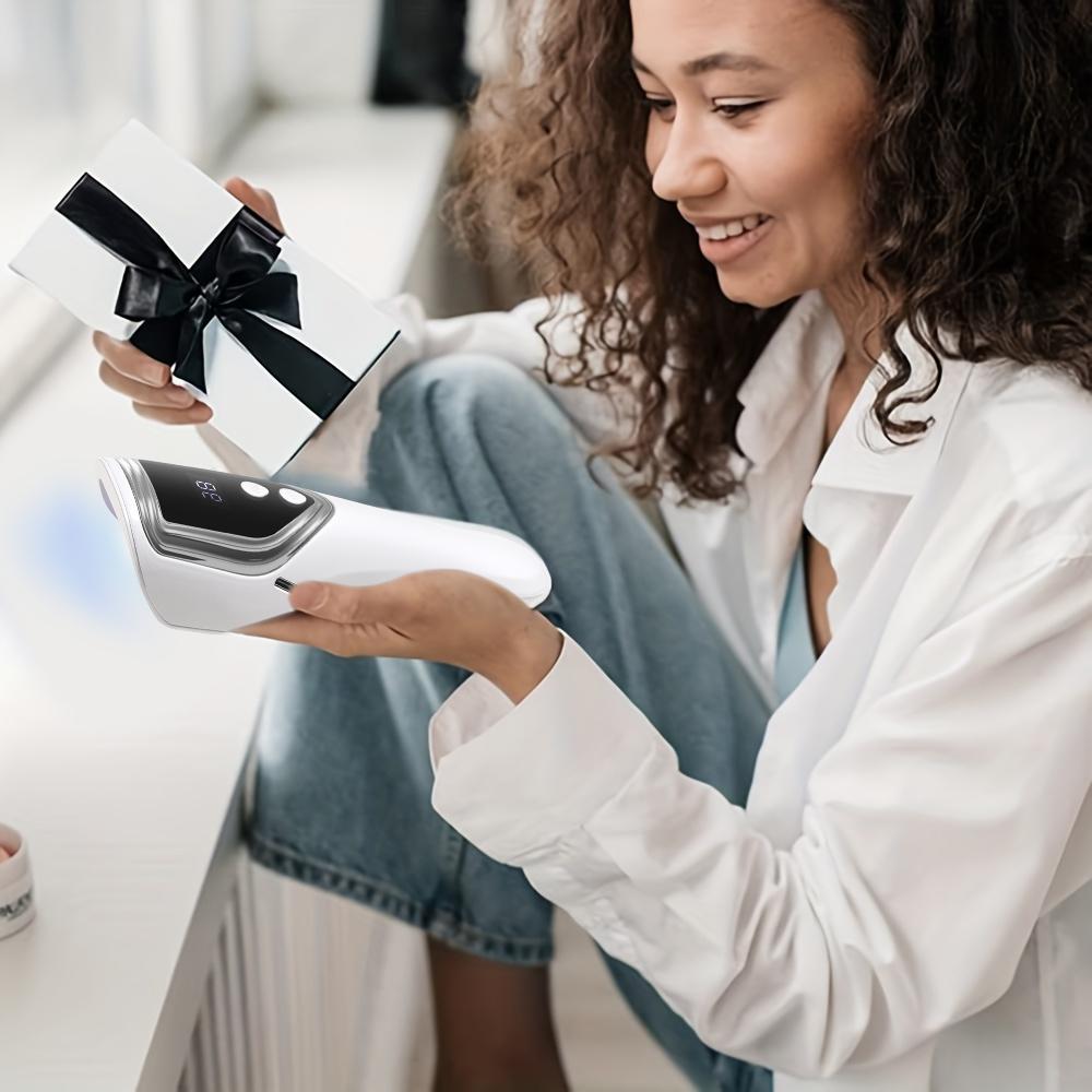 YIKOOLIN USB Rechargeable UV LED Nail Lamp Handheld Mini Manicure Light with 5 Lamp Beads for Quick Drying Gel Nail Polish