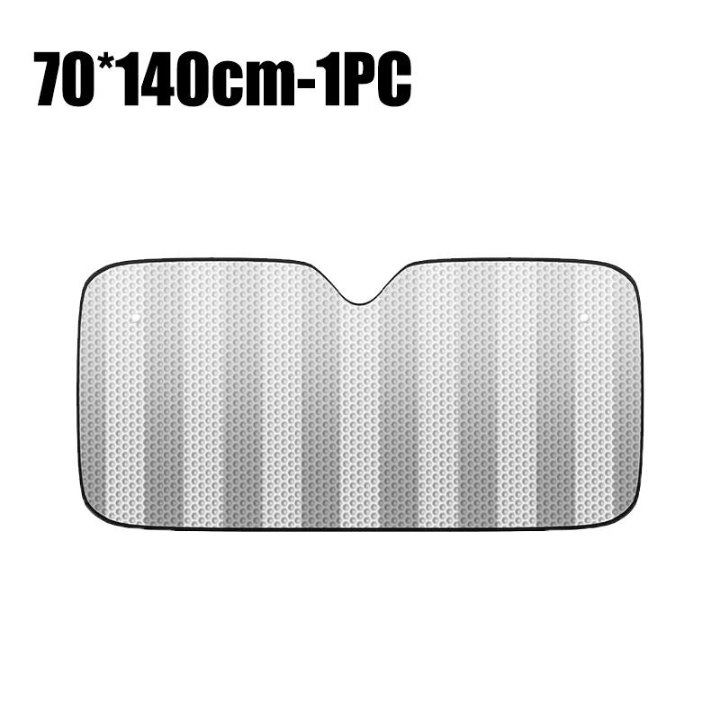 Car double-sided aluminum foil sun shield aluminum foil sunshade car heat insulation shield sunshade curtain UV protection