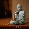 Zen Buddhist Statue Fish Tank Ornaments - Creative Chinese Style Home Decor