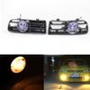 3Pcs/Set Front Fog Lamp Grille Kit 1J0853665B 1J0853666B for VW Golf 4 98-05