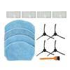 For IRBIS Compatible Filter Mop Cloth and Side Brush Kit for Efficient Cleaning