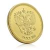 Russian zodiac the Year of the Loong commemorative coins, gold-plated commemorative medals, handicraft coins, Soviet Union foreign coins collection