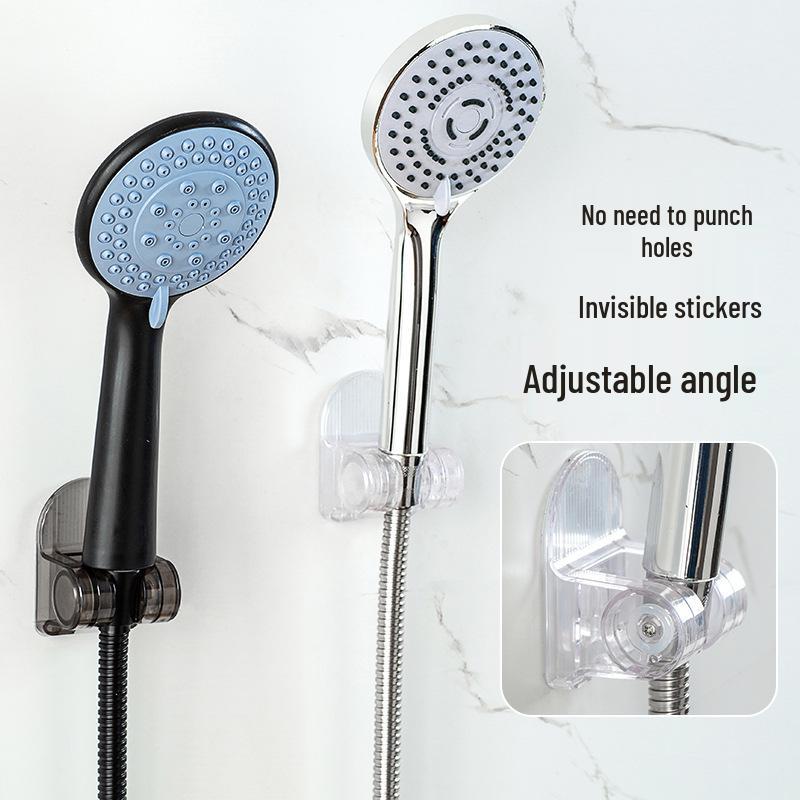 Seamless Suction Shower Head Holder - Adjustable & Punch-Free