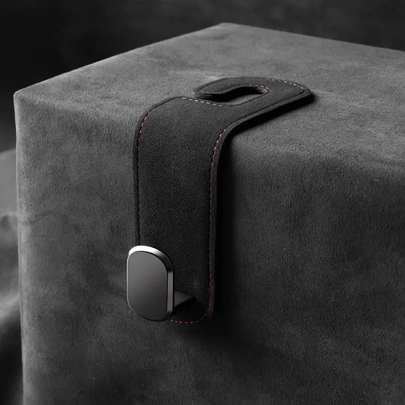 1pc Universal Auto Seat Headrest Hook Fur Zinc Alloy Car Storage Hanger Car Auto.