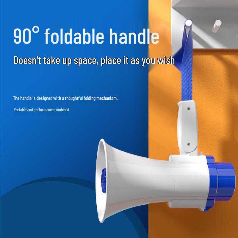 Portable Mega Volume Megaphone Speaker with Recording Feature