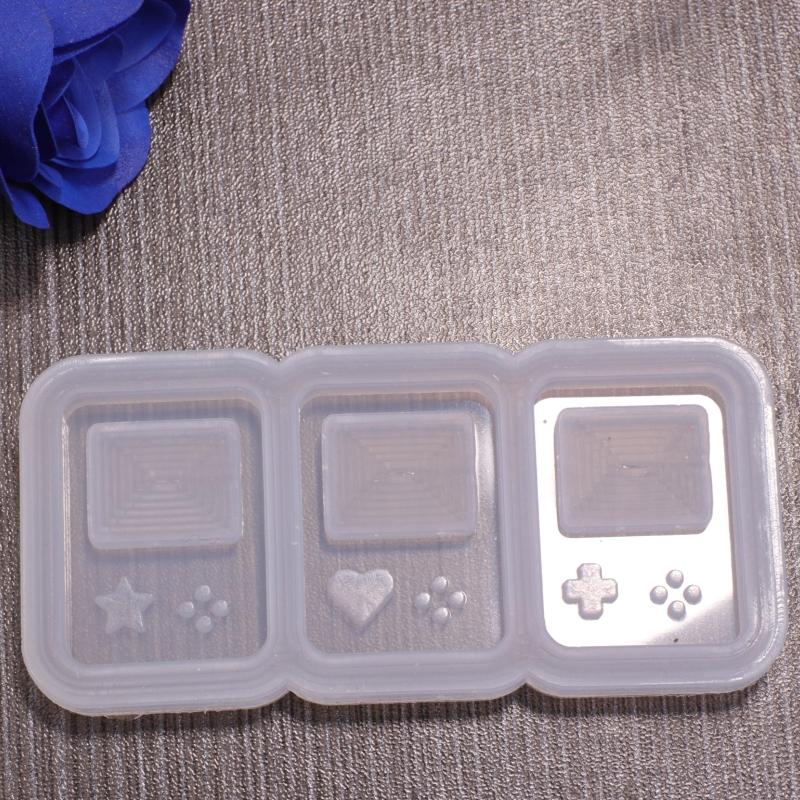 Epoxidové tekuté písky Silikonové formy Tvar přehrávače médií Přívěsek Forma Pryskyřice Forma na přívěsek Ruční výroba