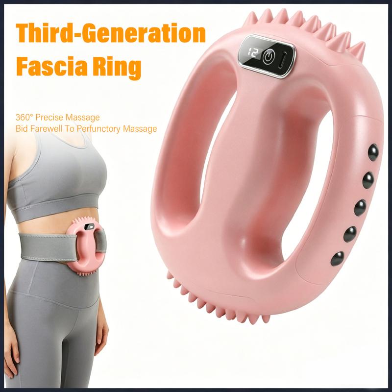 Elektrisk Kroppsfasciaring Fitness Massagering Vibration Kroppsformande Massager Mage Buk Midja Djupvävnadsmassageapparat