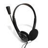 Wired Headphone Universal with Mic Plastic 3.5mm Over-ear Stereo Headset for Home