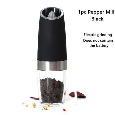 Macinapepe elettrico automatico e smerigliatrice di sale LED Macinino per spezie e pepe leggero Macinazione in porcellana Utensili da cucina