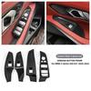 For 3 Series G20 G21 330i Carbon Fiber Look Window Lift Switch Panel Cover Frame