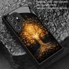 Husă de telefon din sticlă cu model Arborele Vieții potrivită pentru Samsung Galaxy S26 S25 S24 S23 S22 S21 S20 FE/Ultra/Plus husă spate anti cădere
