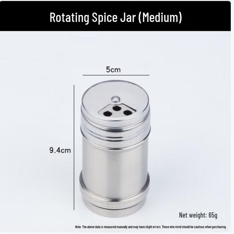 SIFAR Stainless Steel Seasoning Shaker Jar Set
