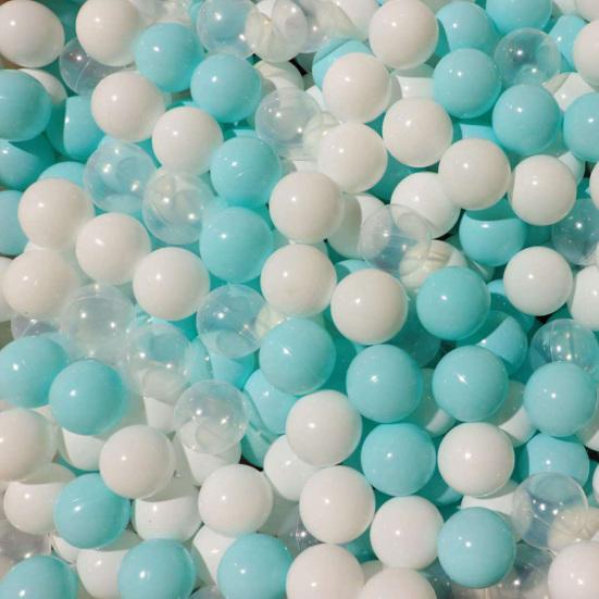 100Pcs Children's Toy Balls Odor-free Elastic Safe Thickened Large Size Color Cognition Multicolor Macaron Color Pit Balls Swimming Pool Toy