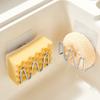 Self Adhesive Sponge Holder Wall Mounted Scrubber Holder New Sponge Drain Rack  Basin Organization