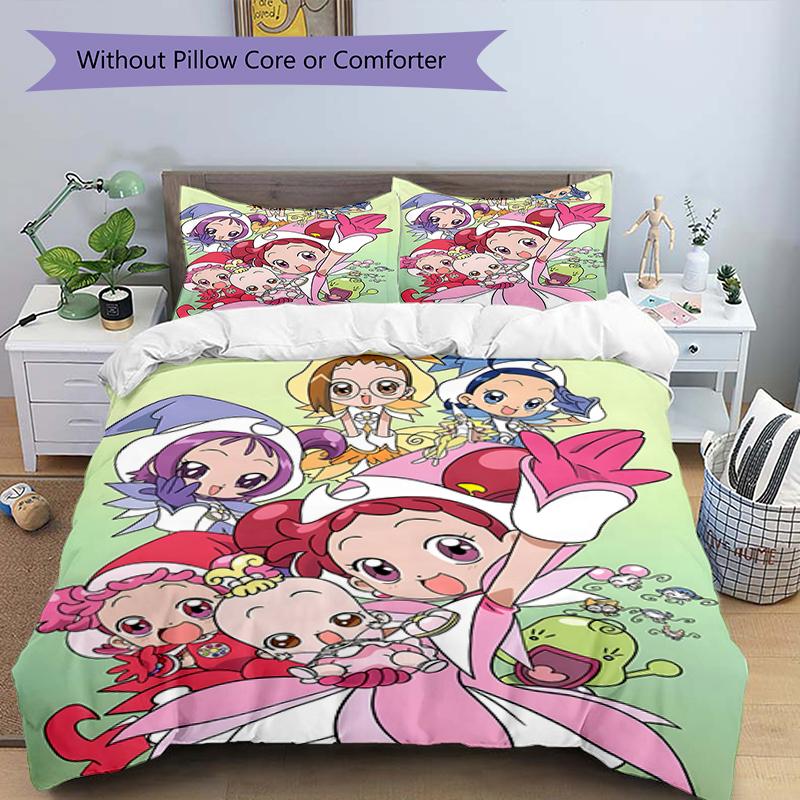 3pcs DoReMi1 Design Cover Set - HD Printed Bedding with 1 Cover and 2 Pillowcases - Perfect for Home and Dorm Decor