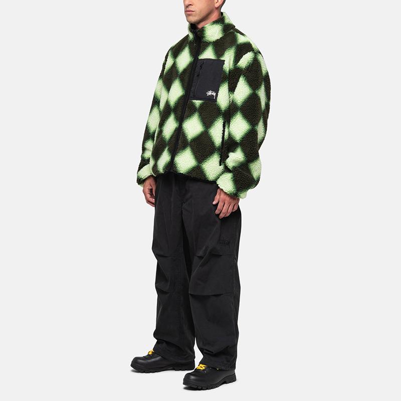 Stüssy Diamantmuster Jacke 118546