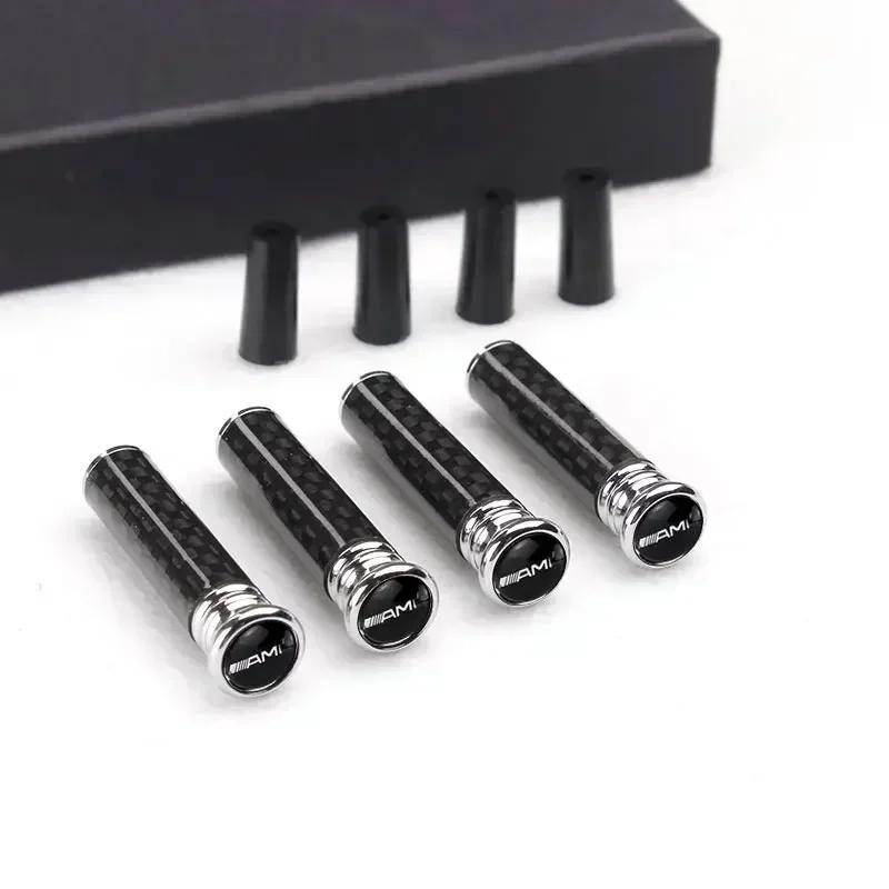 For Mercedes Benz Carbon Fiber Car Door Pin Lock Knob Pull Pins Cover for Mercedes Benz W203 W204 W205 W210 W211 W213 W212 Inter