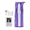 Set Pratico Portatile Lucidatore Elettrico per Unghie Strumento Casalingo per Lucidare le Unghie Kit Manicure e Pedicure