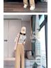 Women's 2026 High-End Grey Wide-Leg Pants - Spring/Summer Straight-Leg Design
