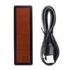 Mini LED Digital Programmerbar Oppladbar Rullende Navn Melding Tag Skilt