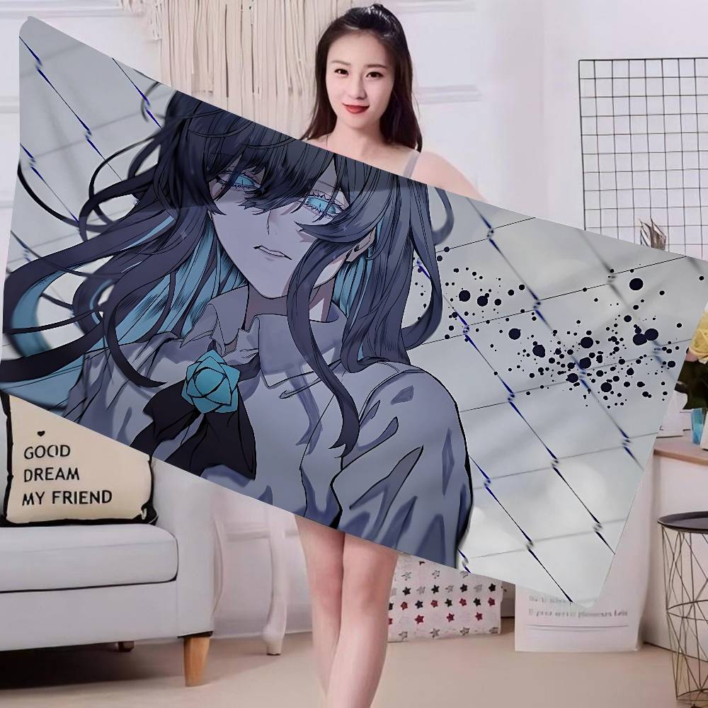 Ado Japanese Singer Microfiber Beach Towel Absorbent Quick Dry Soft Yoga Swimming Resort Mountain Climbing Towel