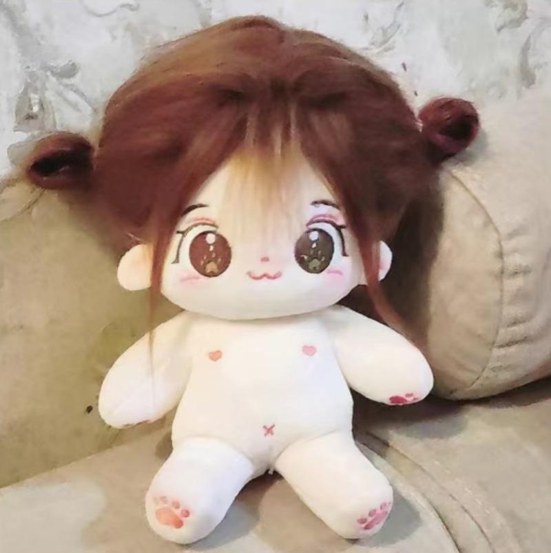 20cm Miaomiao Cotton Doll Anime Customization Figure Plush Doll Clothes Cospslay Dress Up Accessories Children Girl Toys