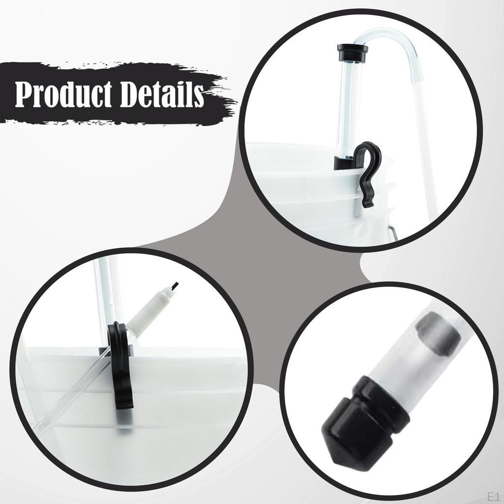 Siphoning Kit Auto Siphon,Winemaking Tool,Compact,Automatic Effortless Bottling for Beer Wine Brew