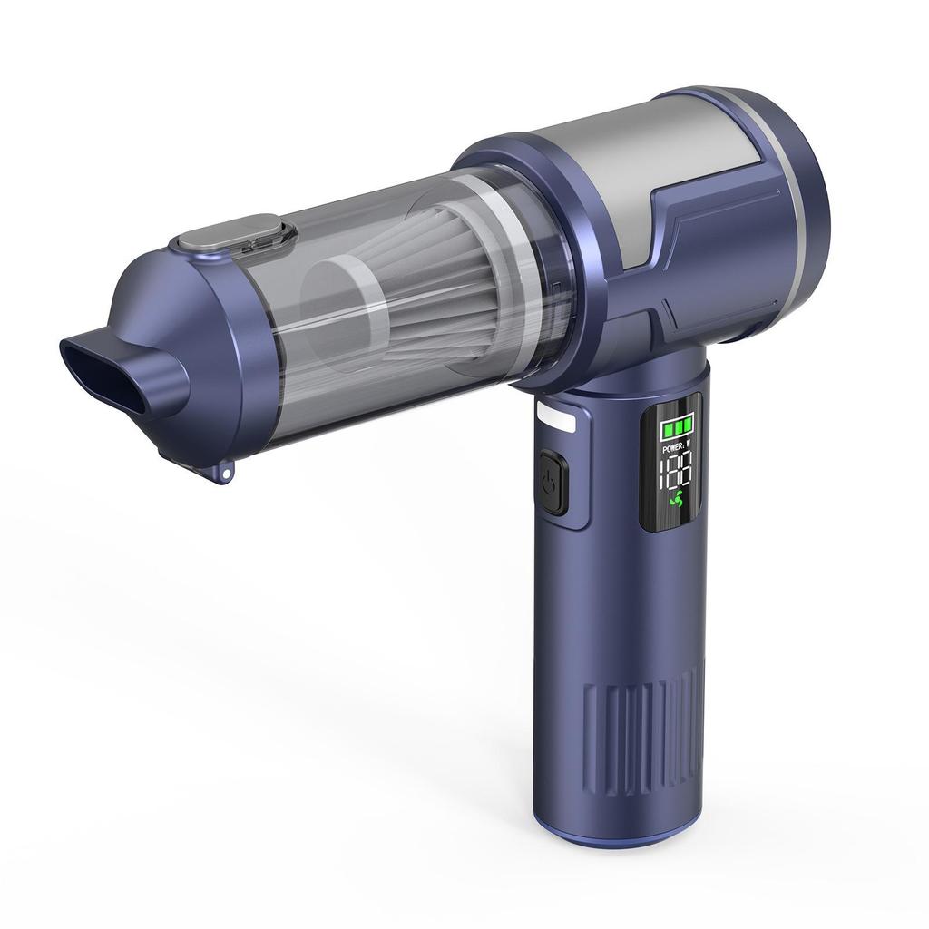 New Portable Handheld Wireless Vacuum Cleaner for Car and Home - Wash and Blow, Dual-Use, Strong Suction, Rechargeable.