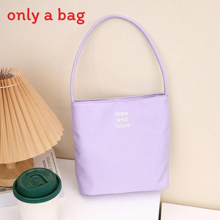 Nylon Letter Bag For Women With Zipper Closure For Daily Use