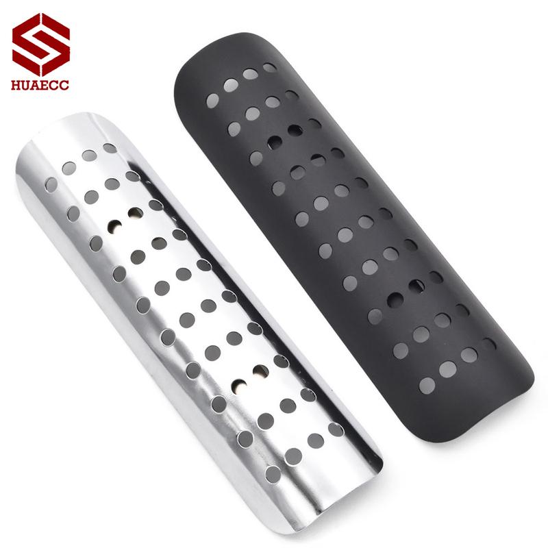 Motorcycle Chrome Exhaust Muffler Pipe Heat Shield Cover Guard For Harley Dyna Cruiser Road King Softail Sportster Etc Moto