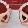 Women's Mid-Waist Red Modal Briefs with Antibacterial Crotch, Ideal for New Year Luck and Weddings