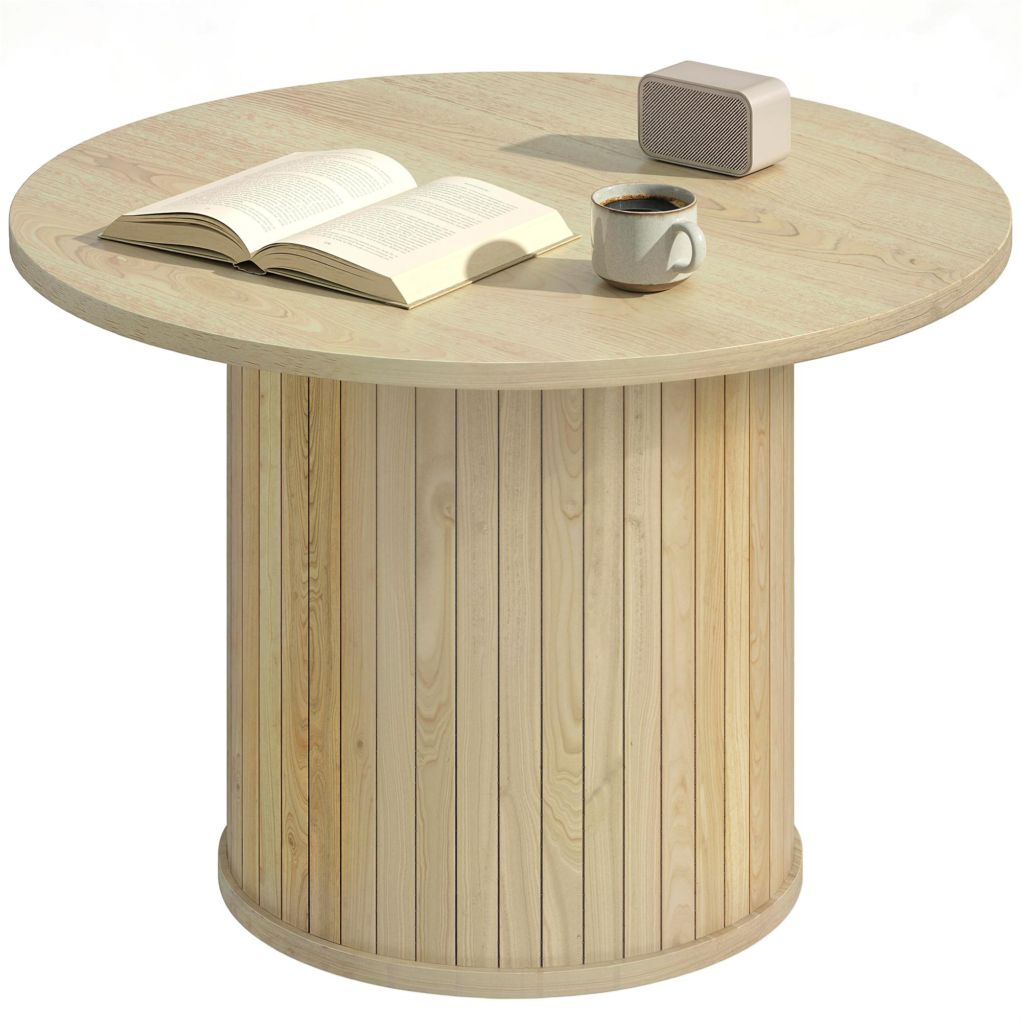 Round Centre Table with Column Base